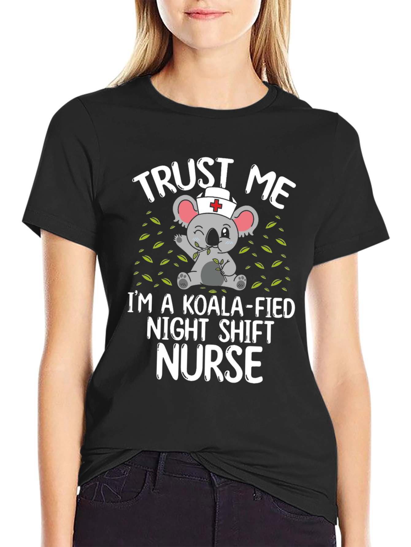 Koala-fied Night Shift Nurse T-Shirt