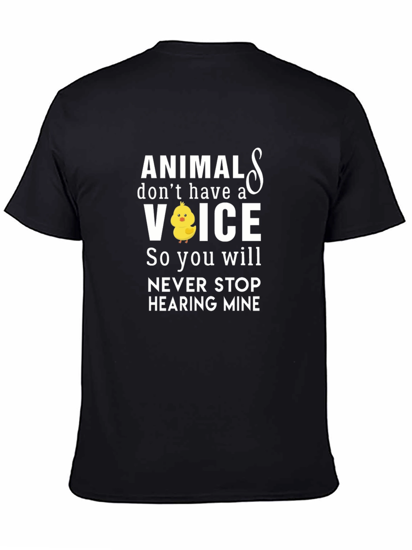 Animals Voice T-Shirt Vegan Activist Tee