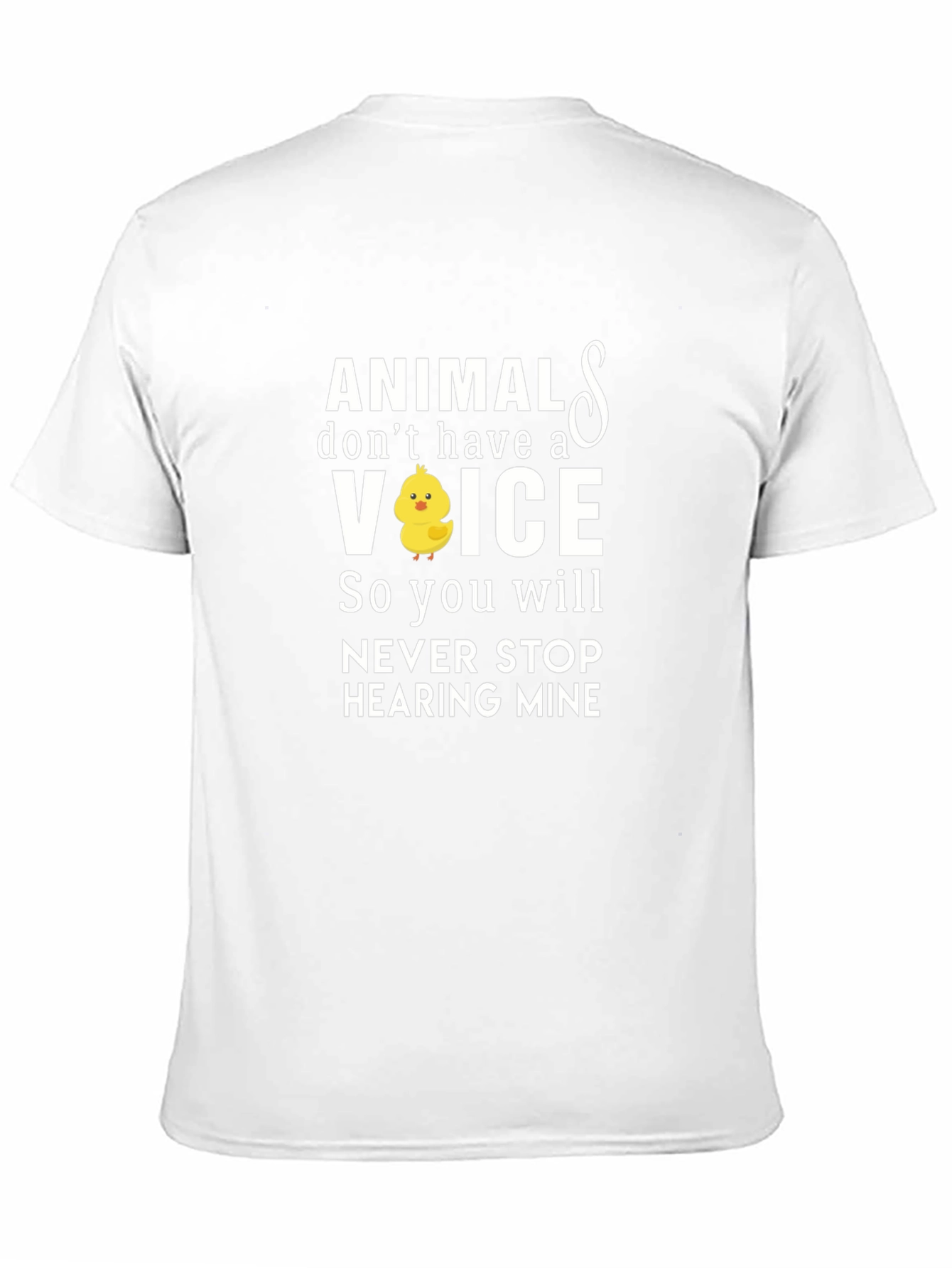 Animals Voice T-Shirt Vegan Activist Tee