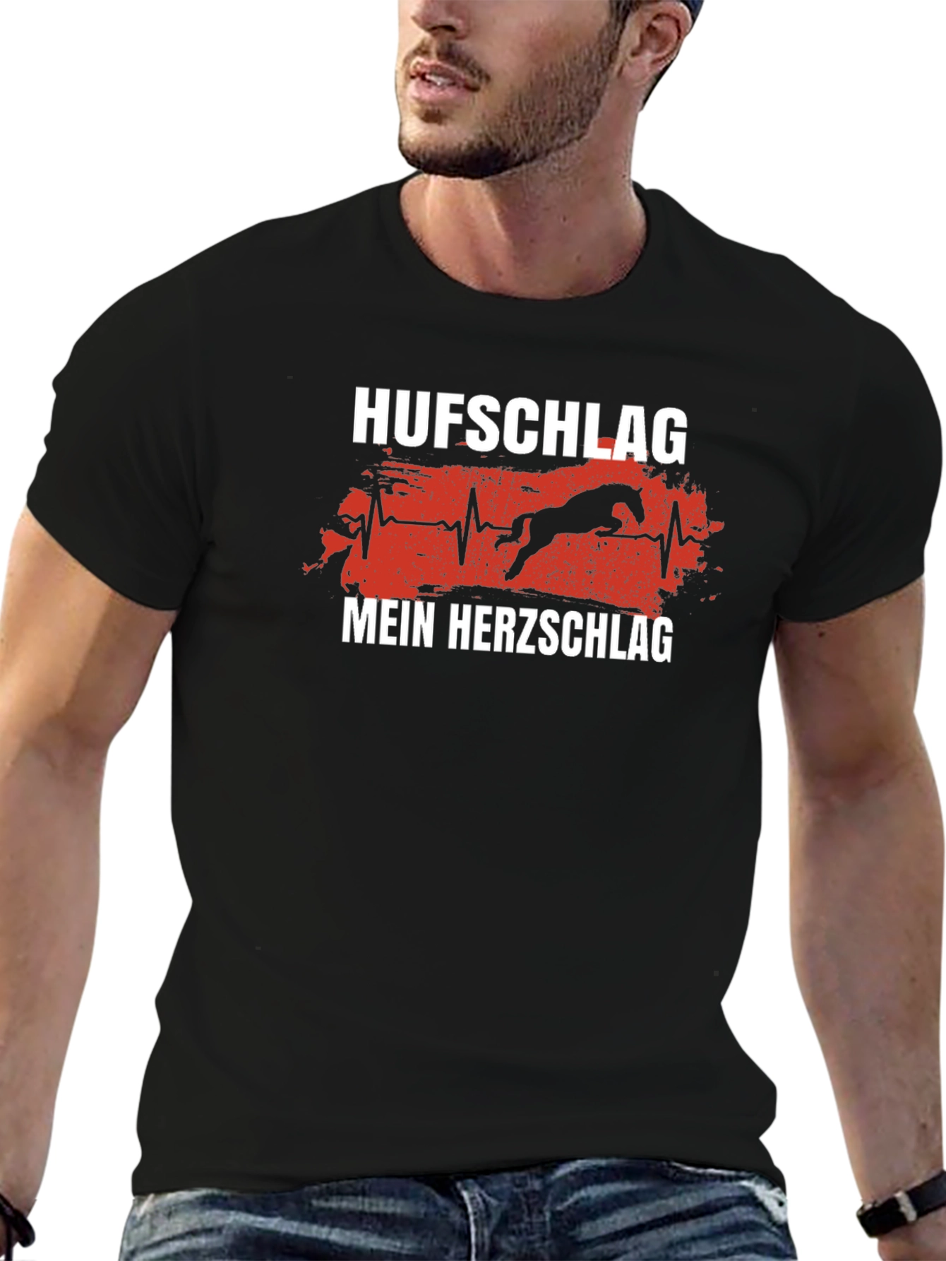 Horse Heartbeat T-Shirt - German Design