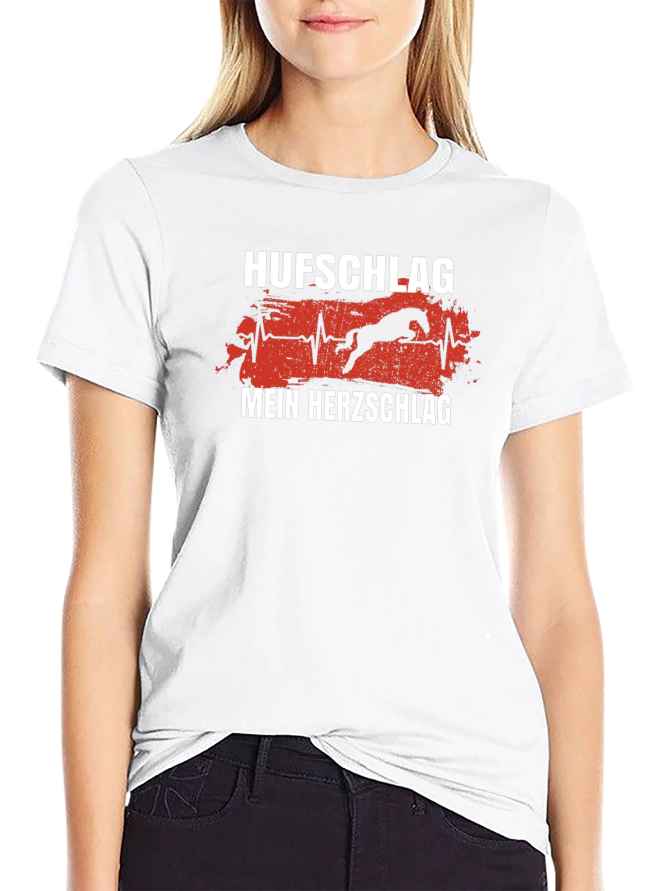 Horse Heartbeat T-Shirt - German Design