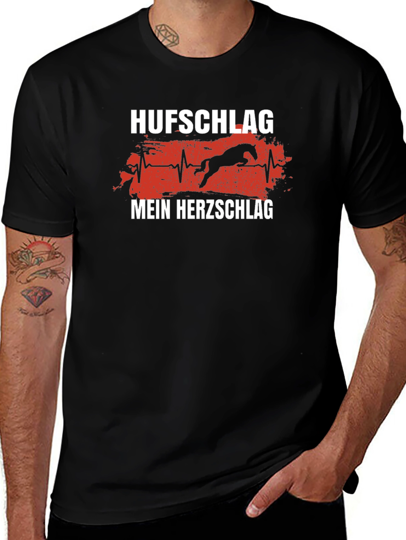 Horse Heartbeat T-Shirt - German Design