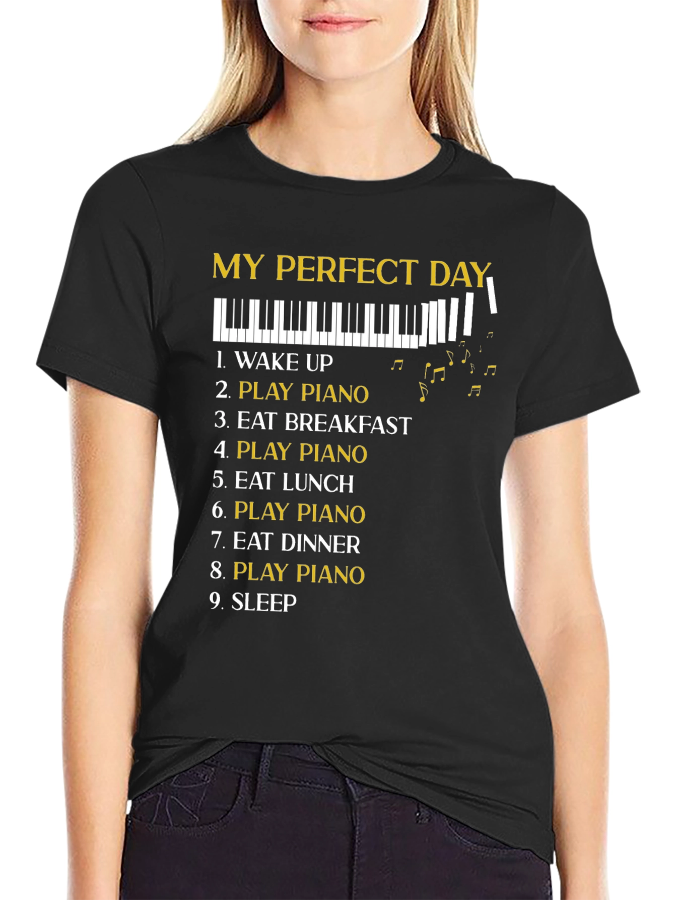 My Perfect Day Piano T-Shirt