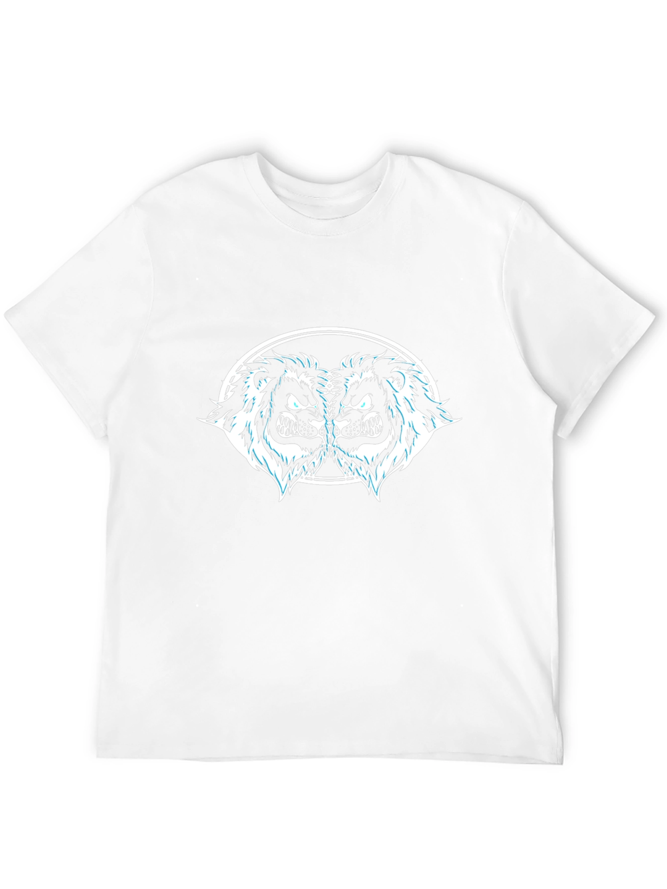 Bold Lion Graphic Black Tee