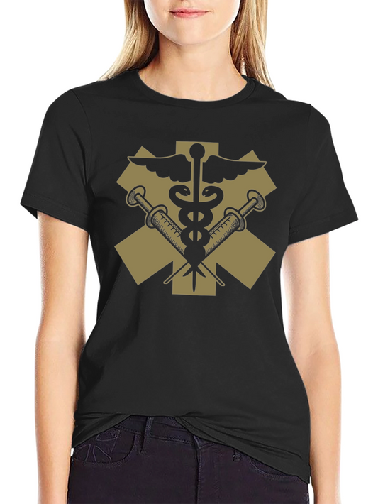 Medical Symbol T-Shirt - Black
