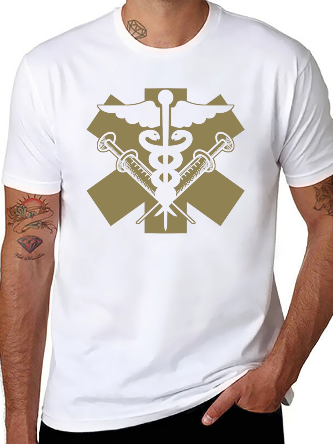 Medical Symbol T-Shirt - Black