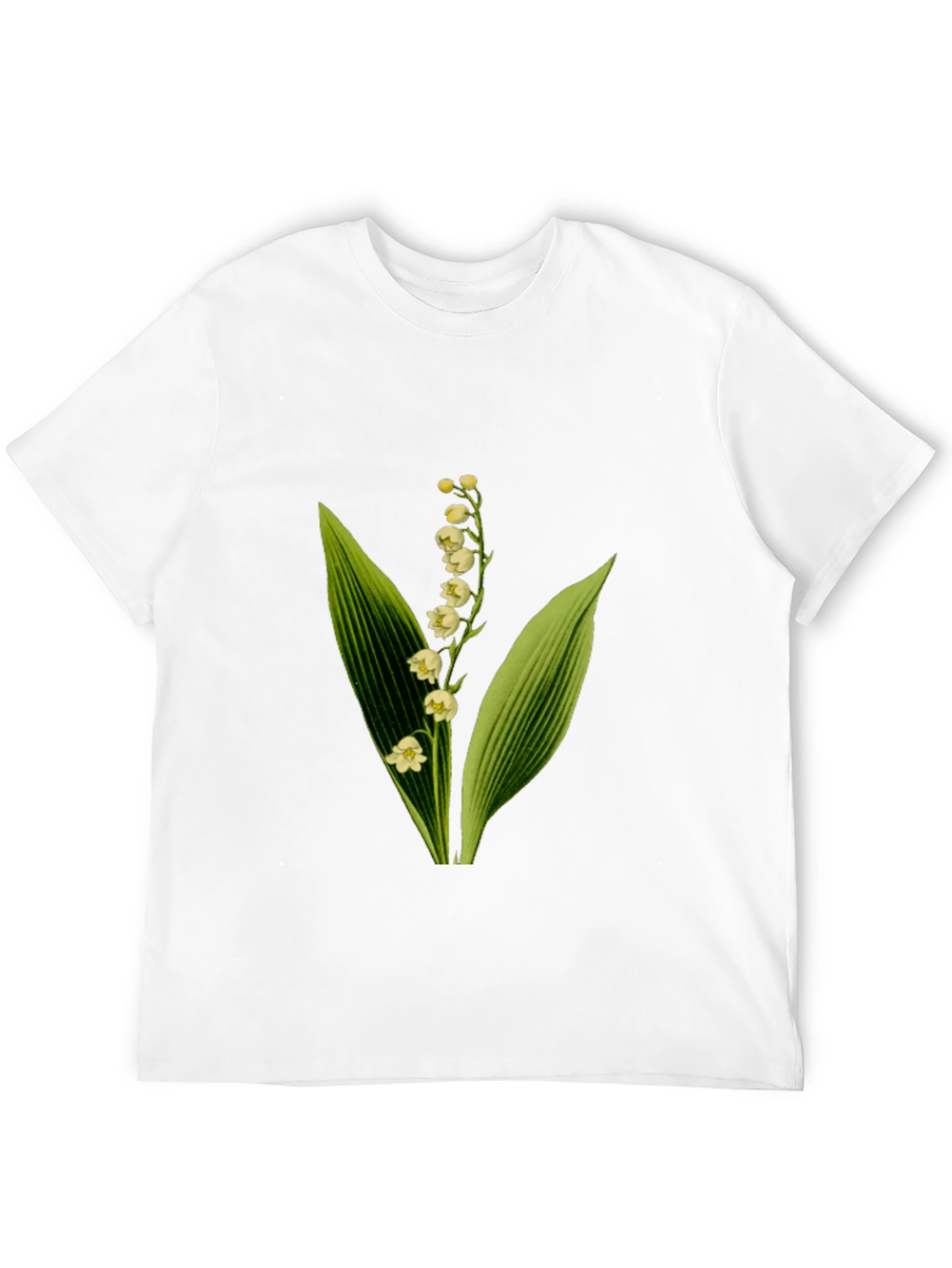 Lily of the Valley Graphic Tee - Botanical Design