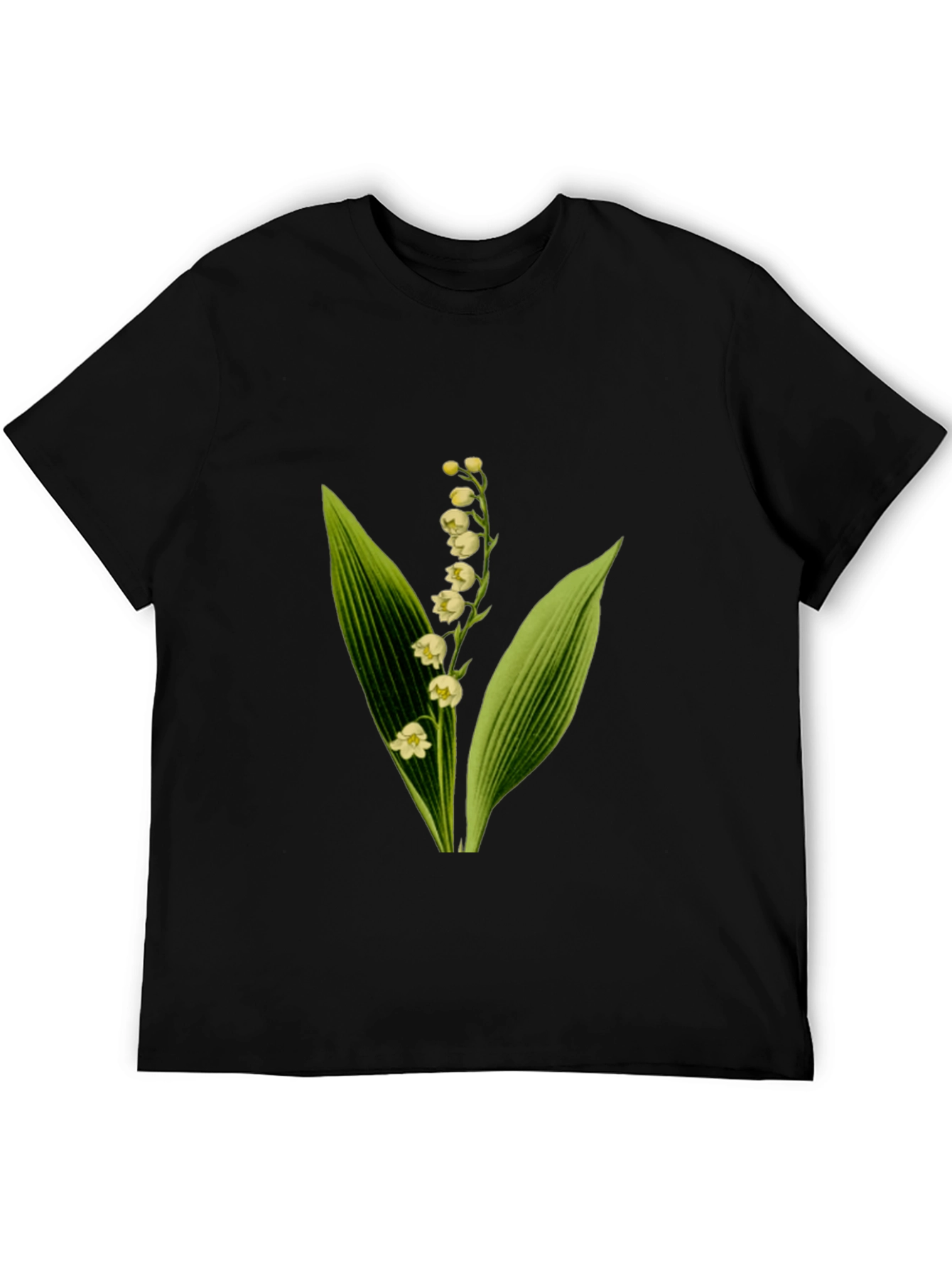 Lily of the Valley Graphic Tee - Botanical Design