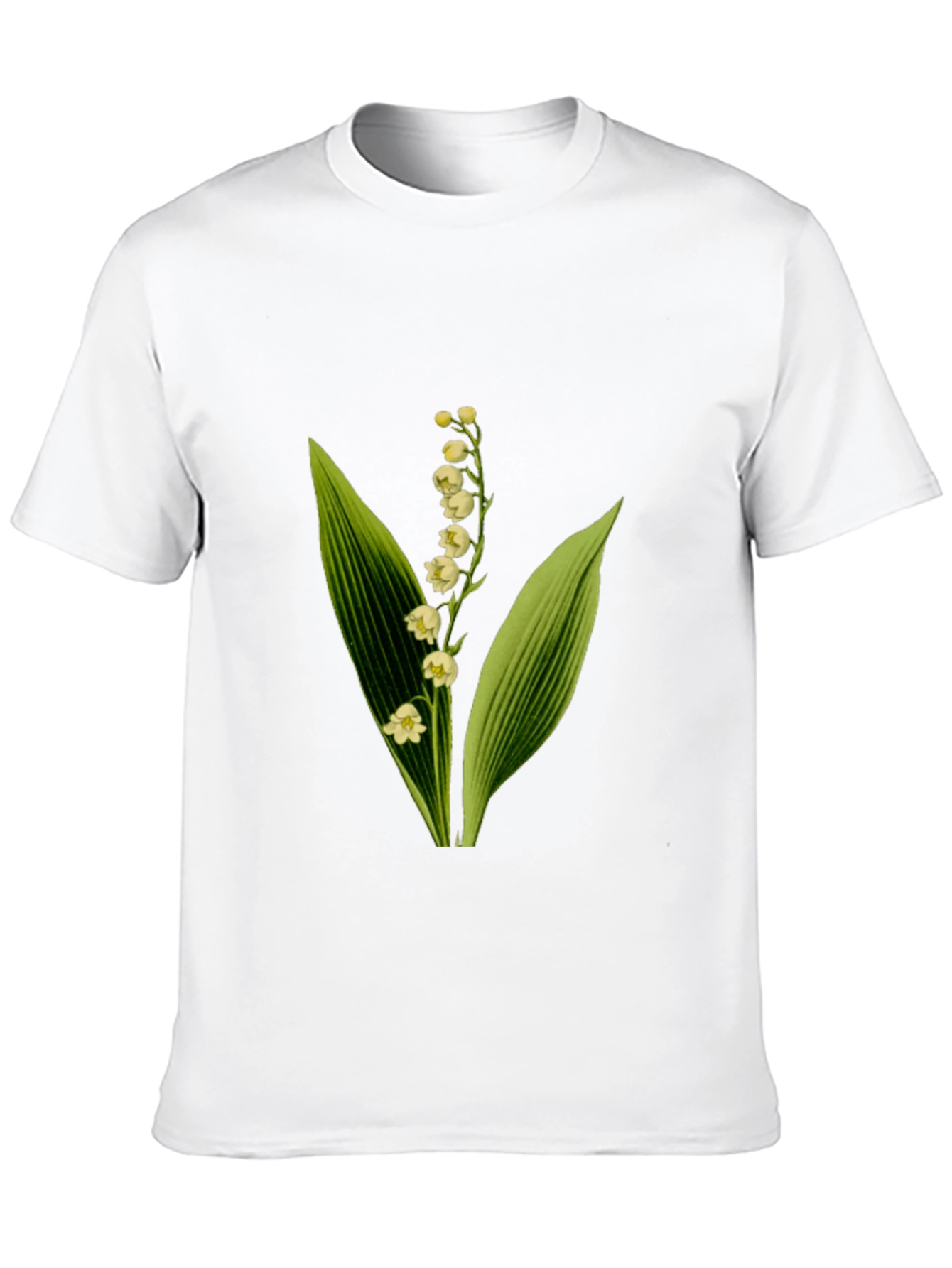 Lily of the Valley Graphic Tee - Botanical Design