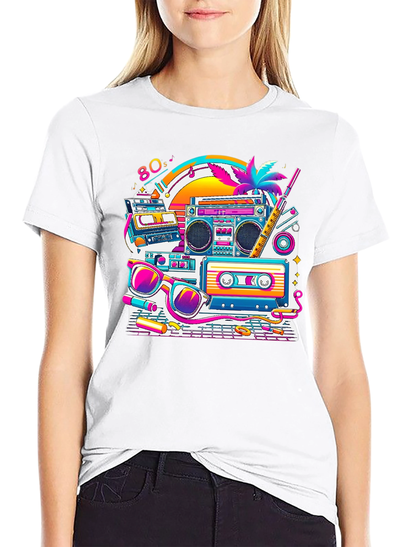 80s Retro Graphic Tee