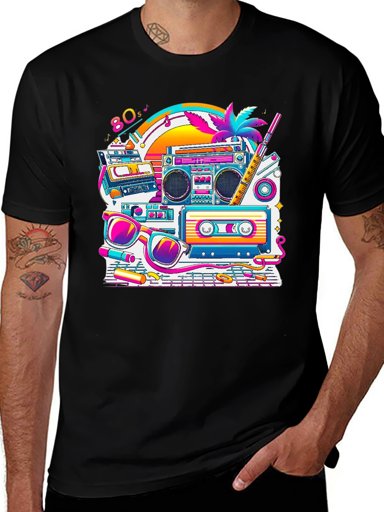80s Retro Graphic Tee