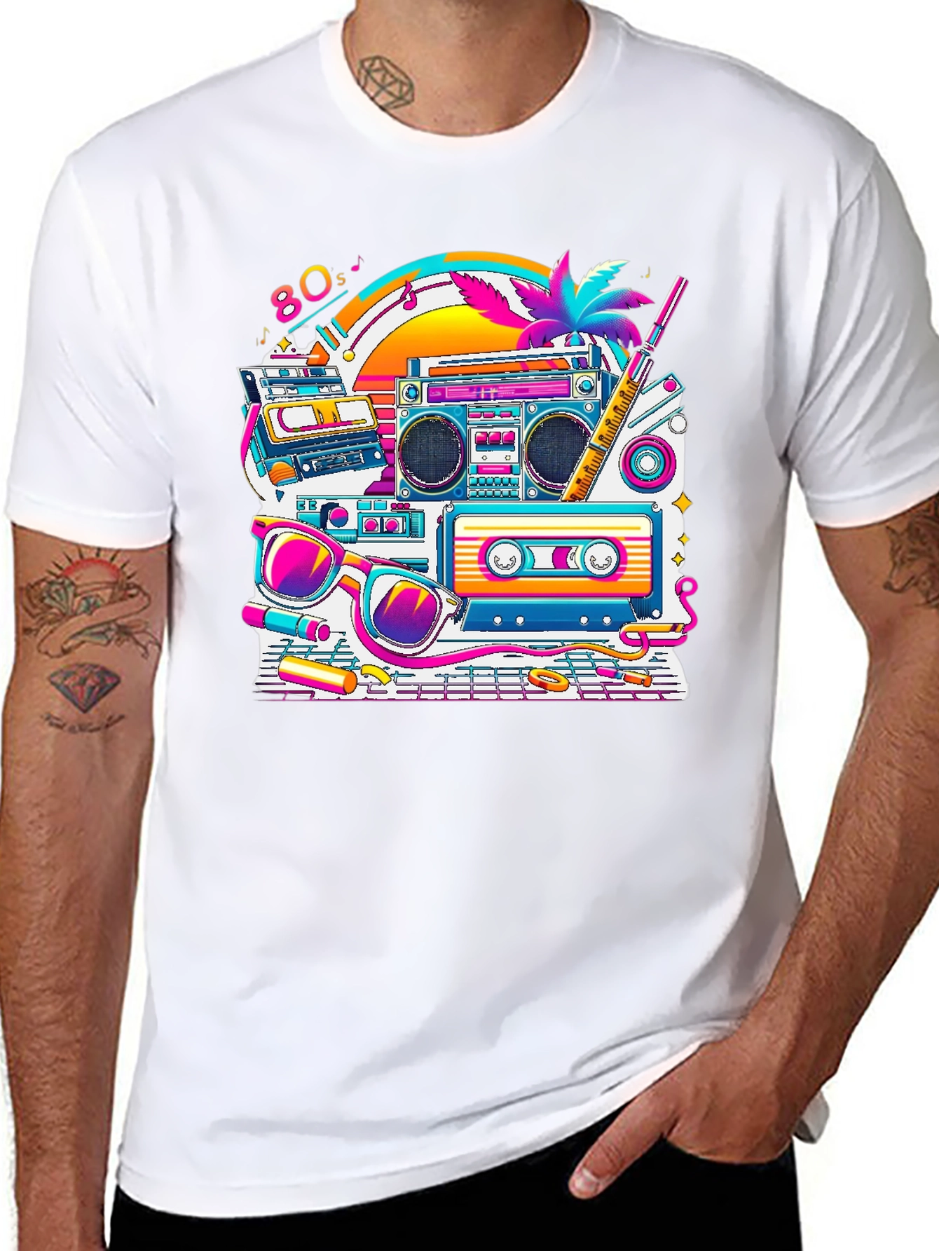 80s Retro Graphic Tee