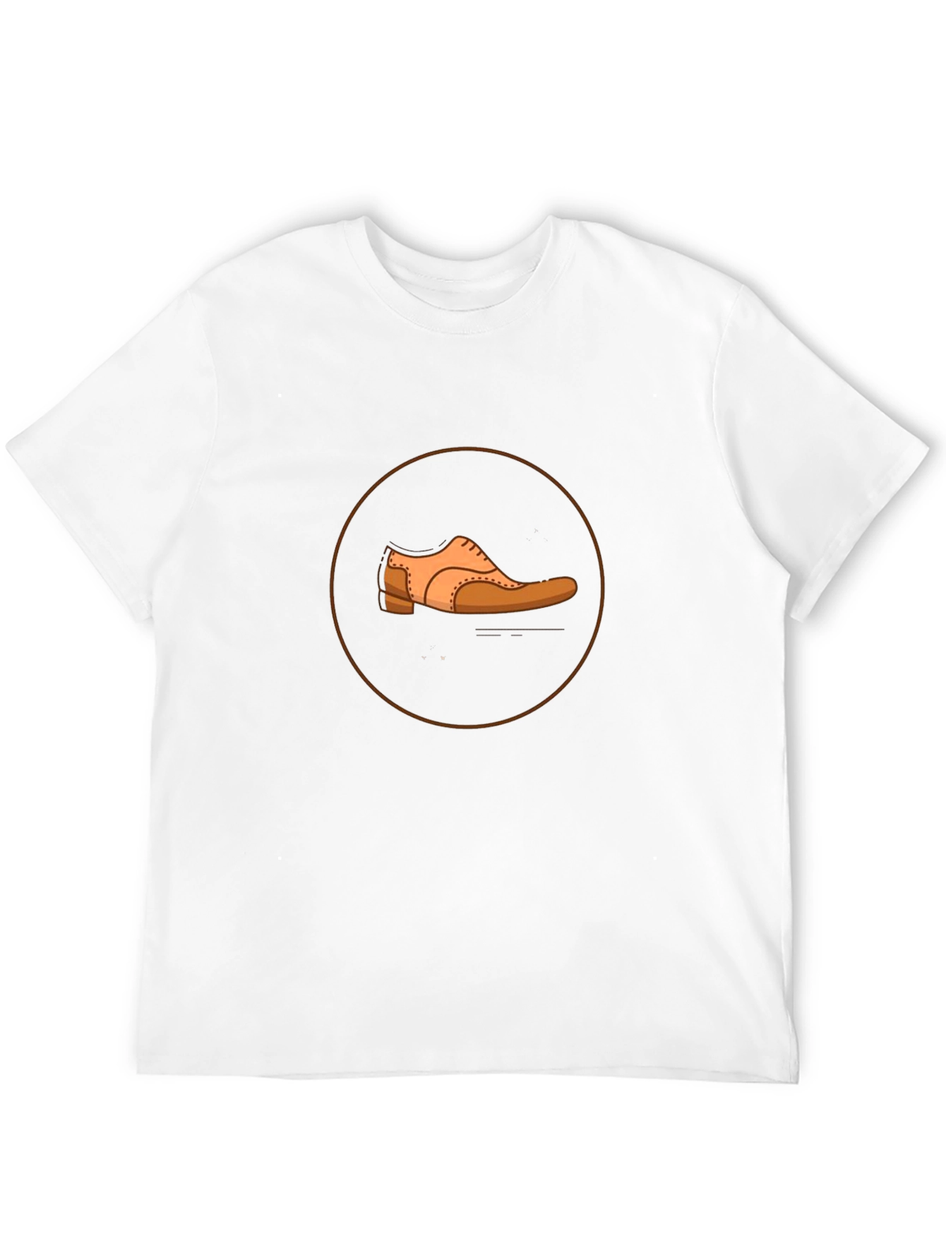 Mens Black T-shirt with Shoe Design