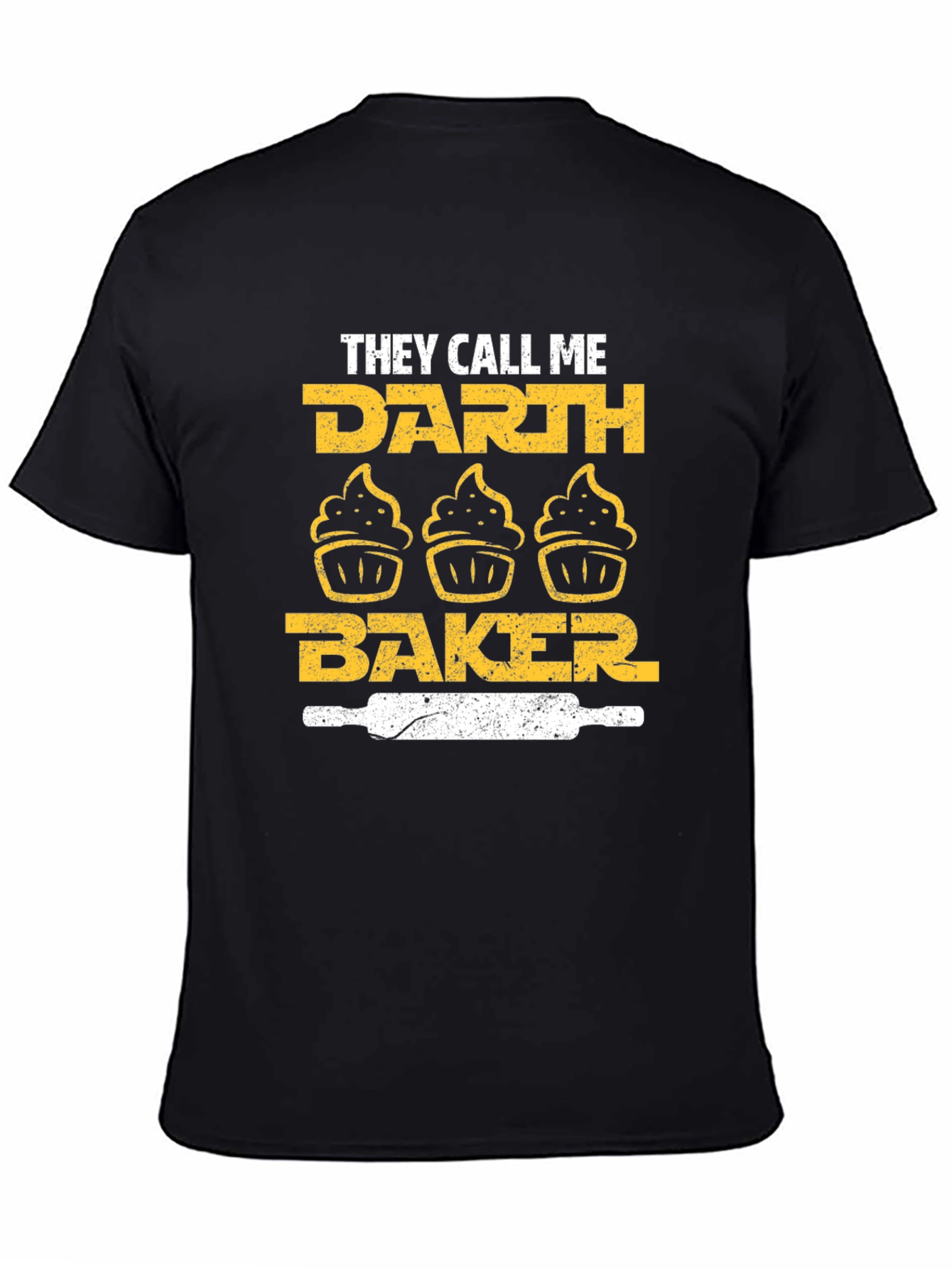 Darth Baker Graphic T-Shirt - Funny Baking Tee