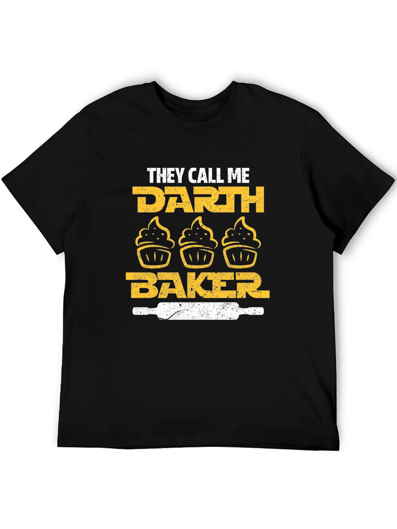 Darth Baker Graphic T-Shirt - Funny Baking Tee