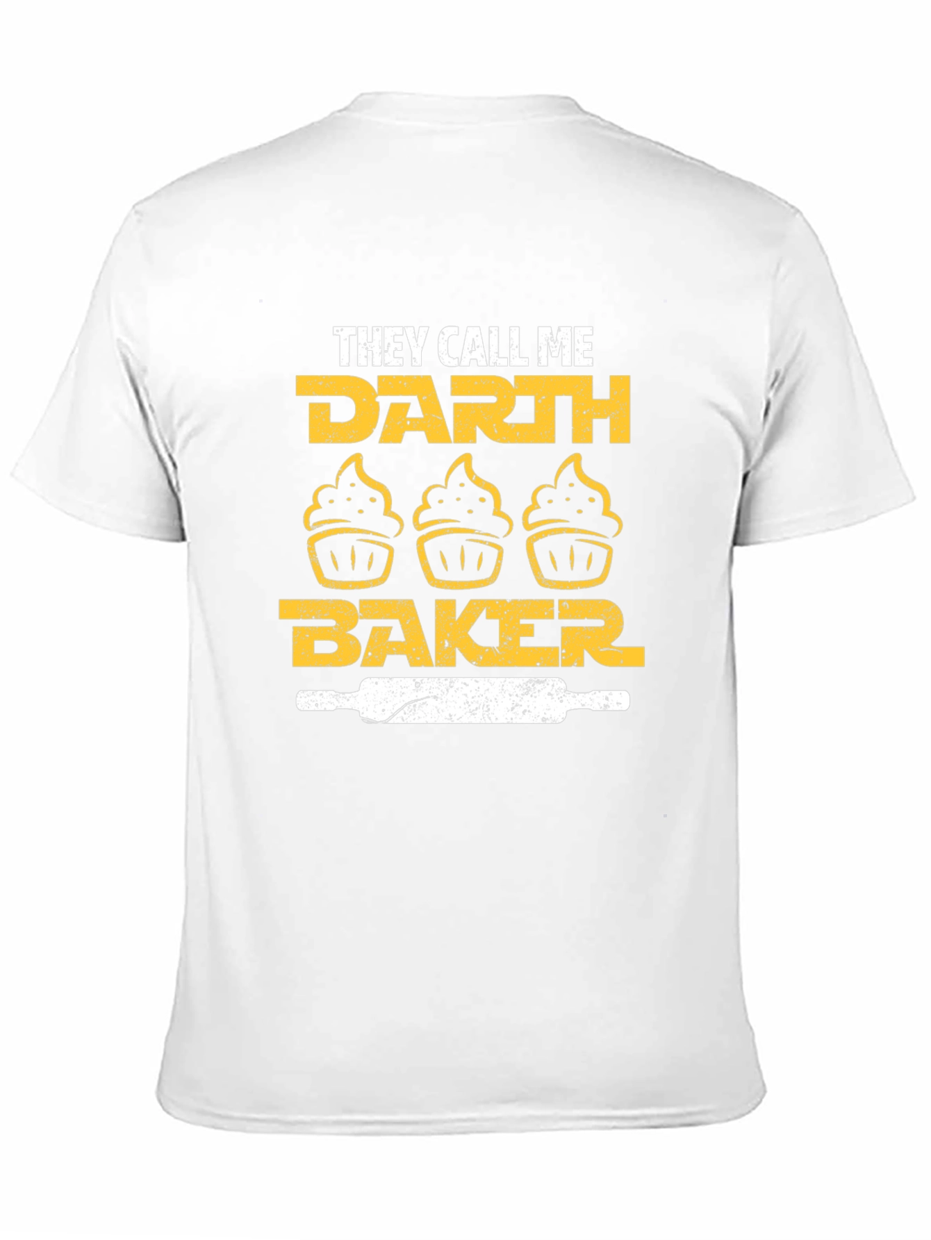 Darth Baker Graphic T-Shirt - Funny Baking Tee