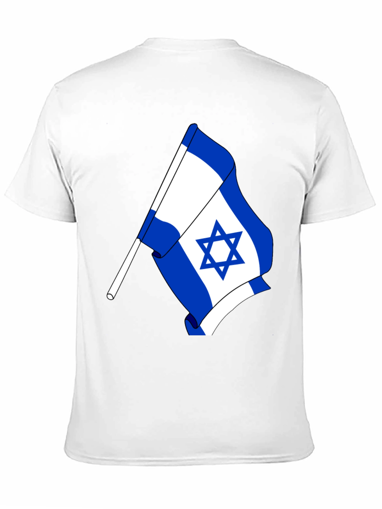 Israel Flag Graphic T-Shirt - Black