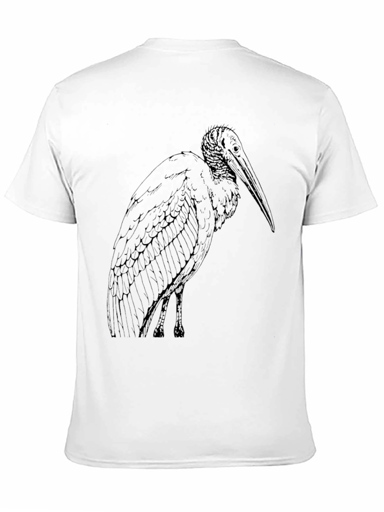 Wood Stork Graphic Tee - Mens Black T-Shirt