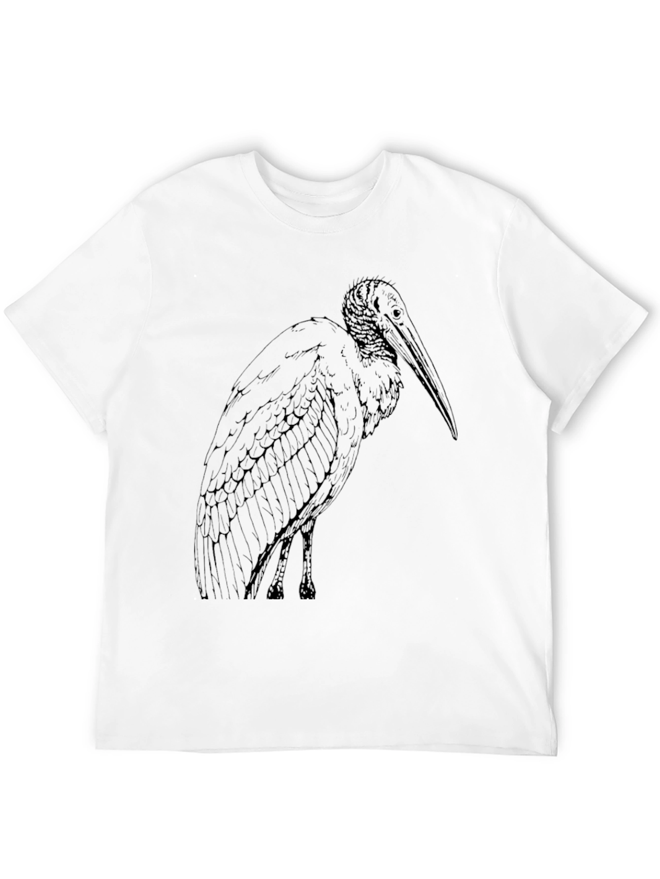 Wood Stork Graphic Tee - Mens Black T-Shirt