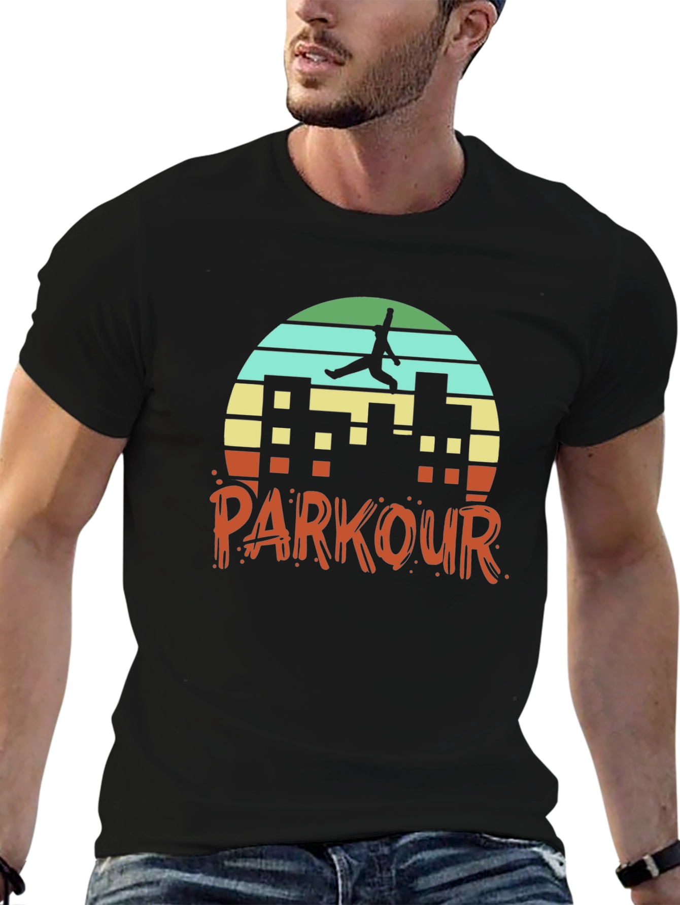 Retro Parkour T-Shirt - Urban Acrobatics Tee