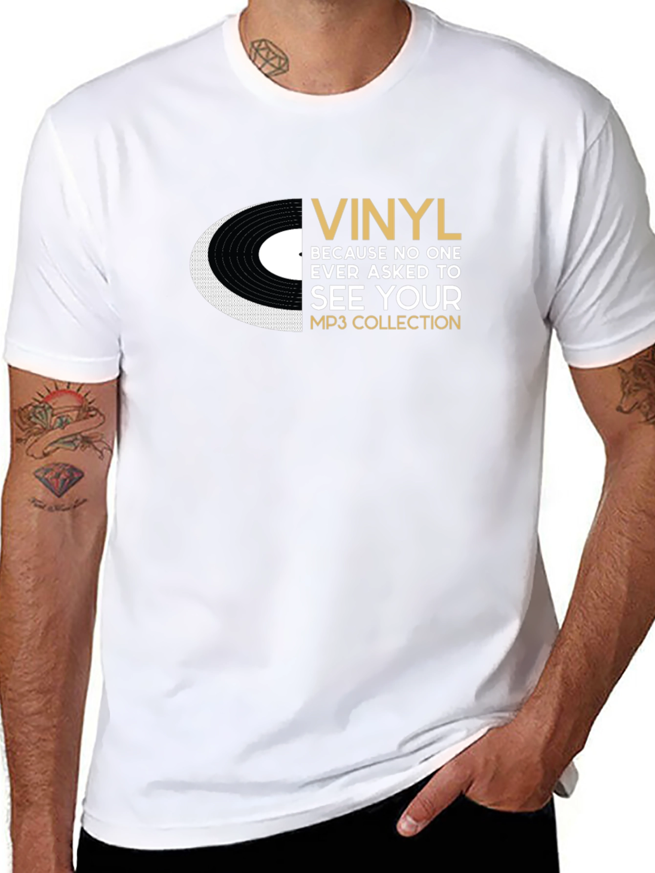 Vinyl MP3 Collection Graphic Tee