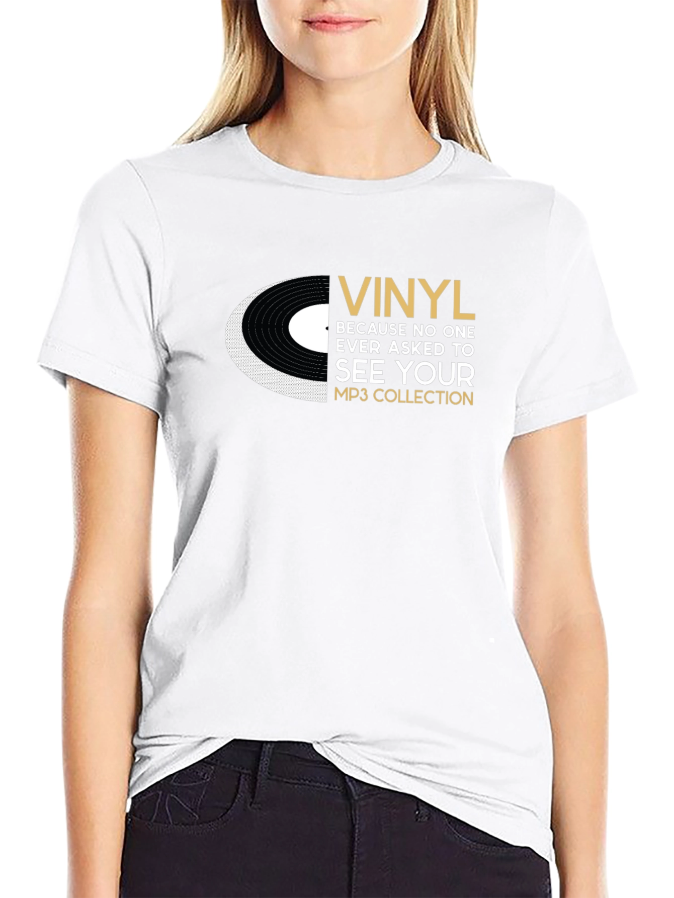 Vinyl MP3 Collection Graphic Tee