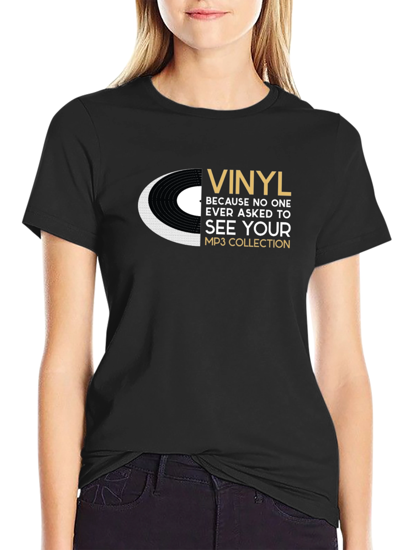 Vinyl MP3 Collection Graphic Tee