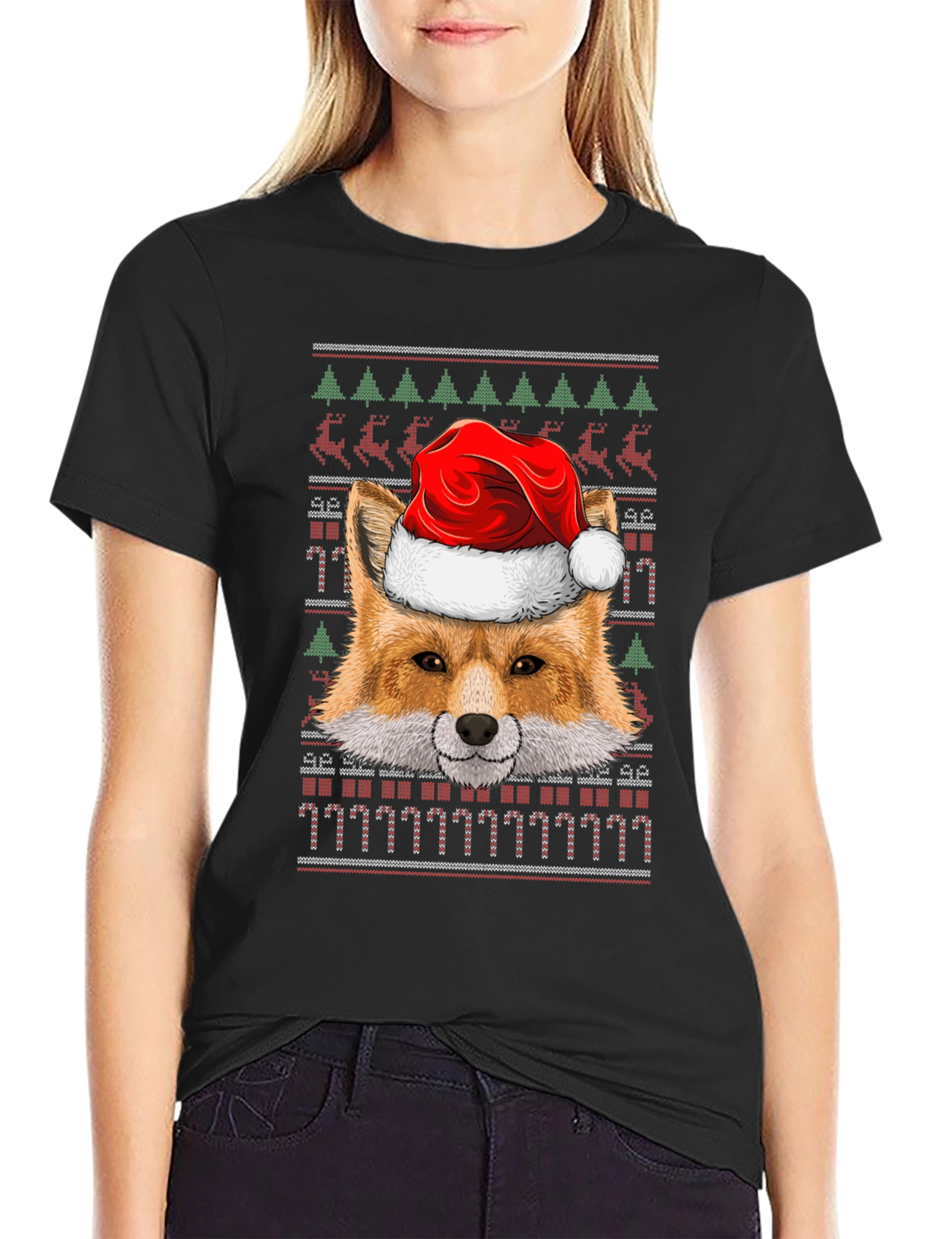 Festive Fox Christmas T-Shirt