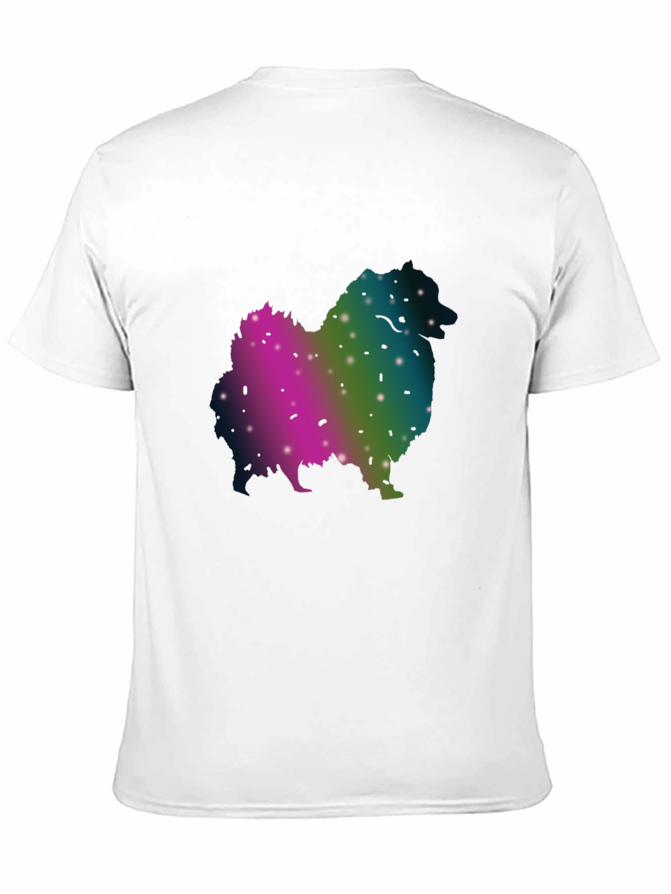 Galaxy Dog Silhouette Graphic Tee