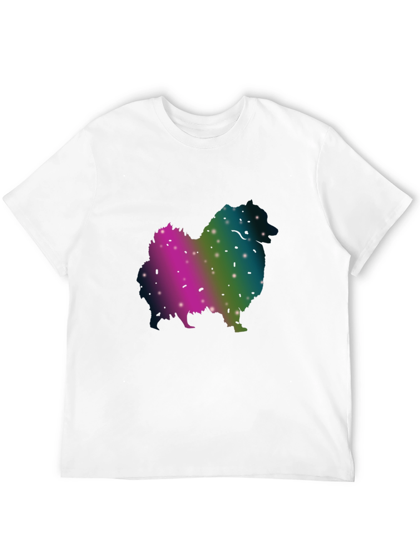 Galaxy Dog Silhouette Graphic Tee
