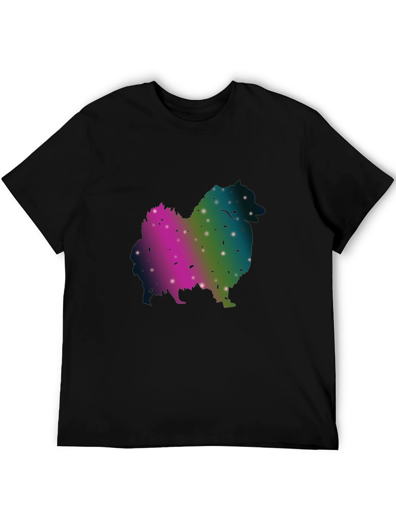 Galaxy Dog Silhouette Graphic Tee