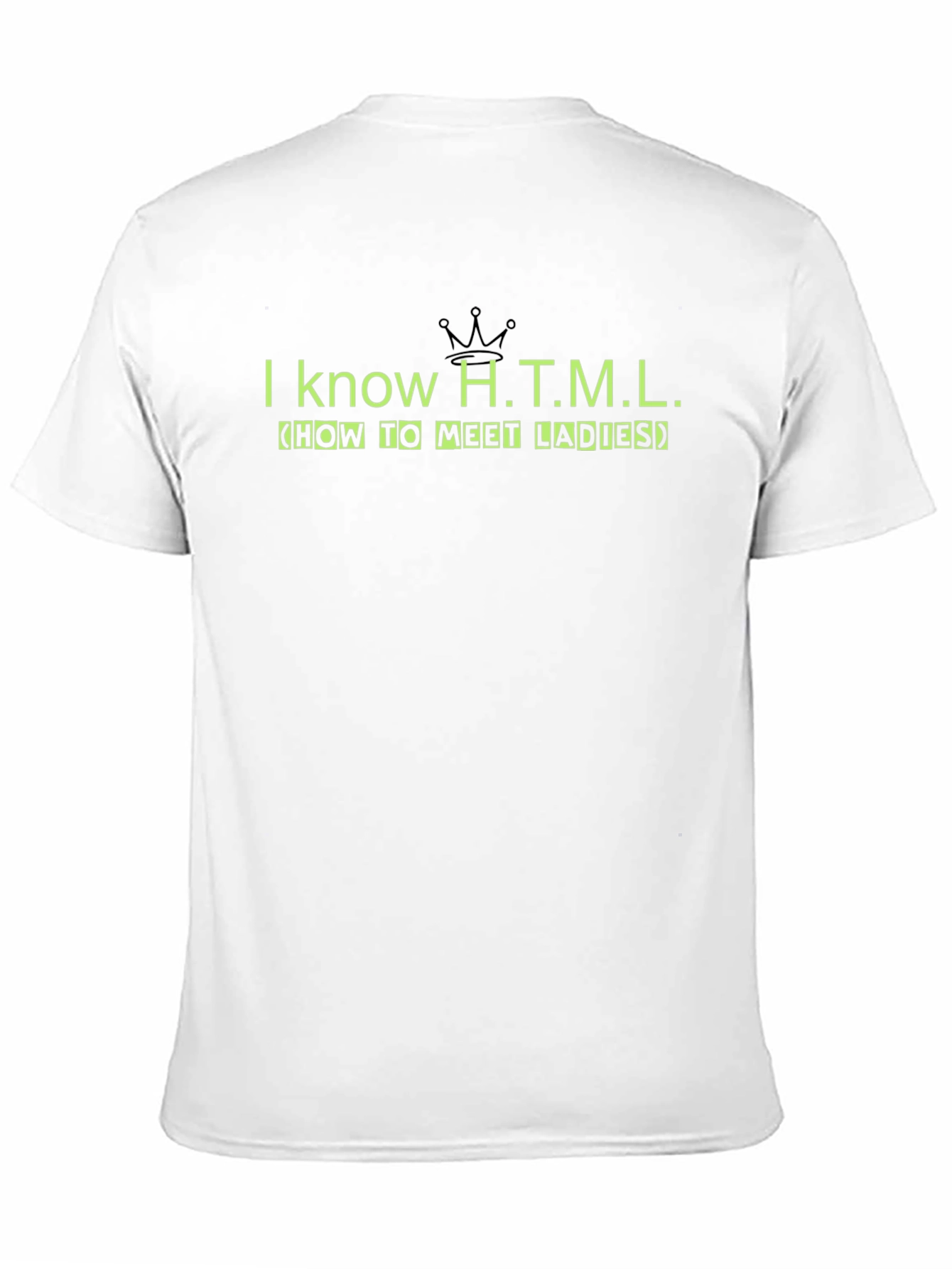 I Know HTML Funny Coding T-Shirt - Black