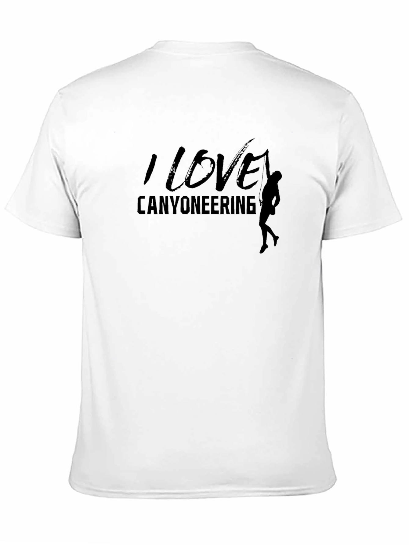 I Love Canyoneering Black Graphic Tee