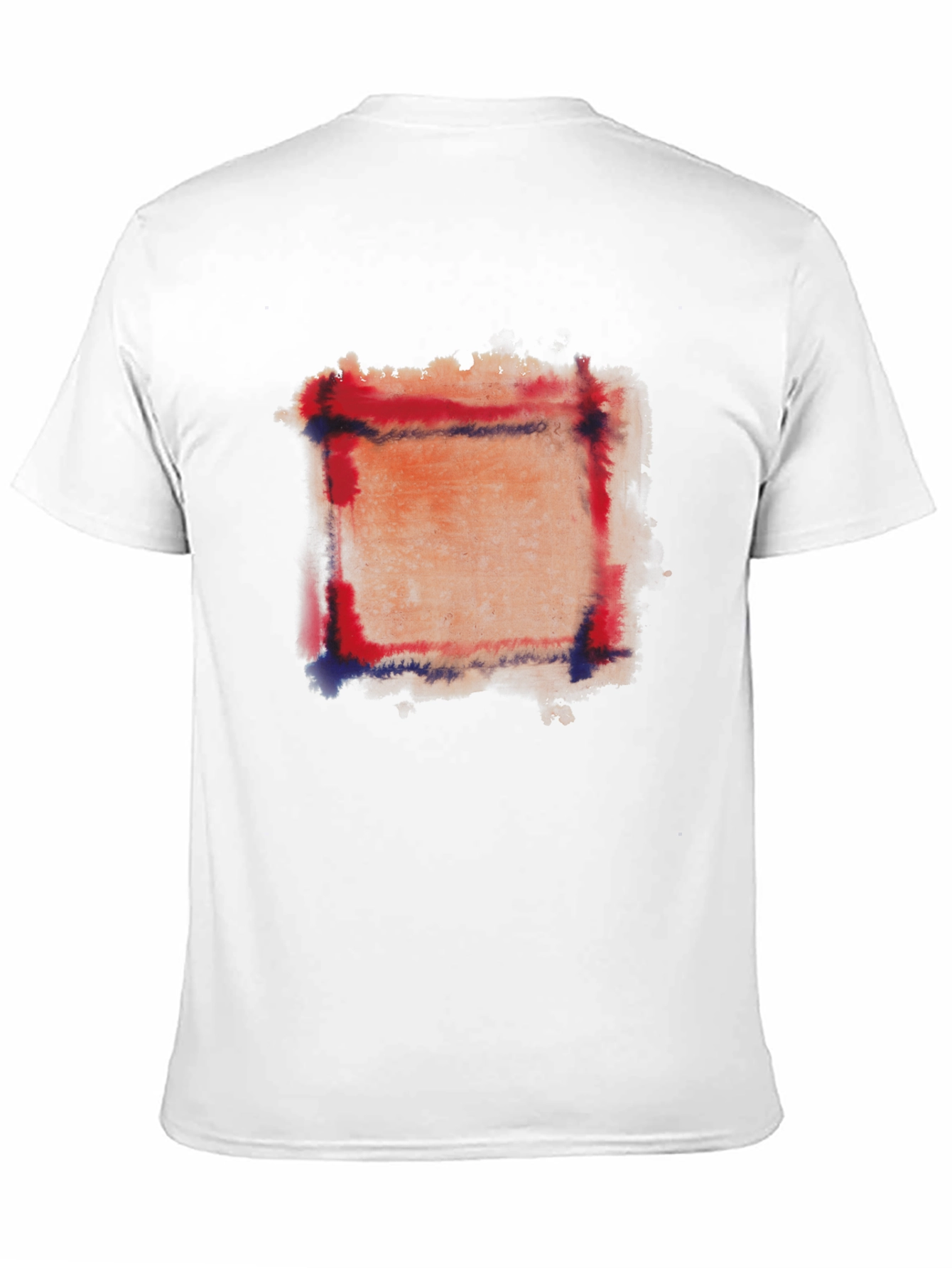 Abstract Square Graphic Black T-Shirt