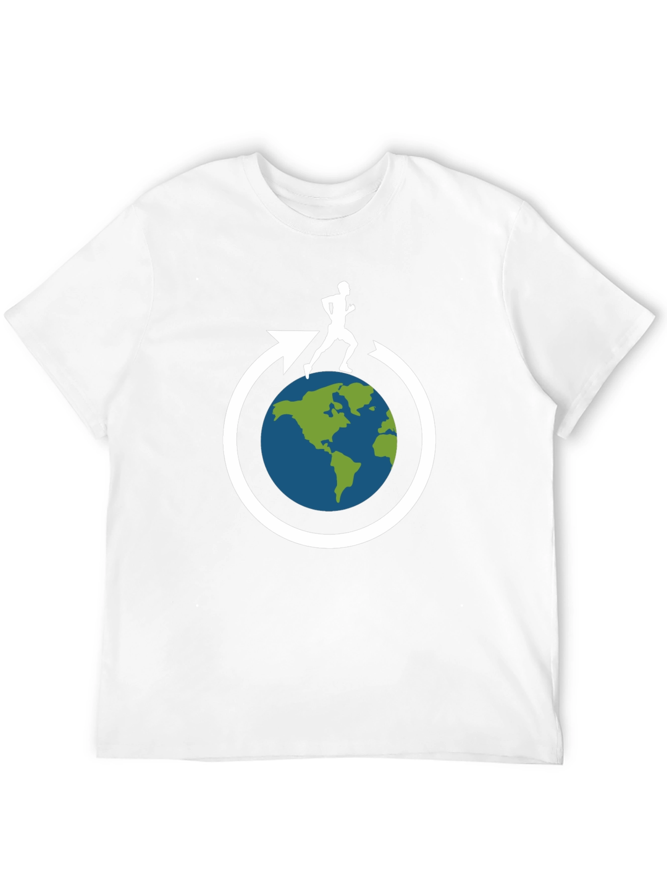 Around the World Run T-Shirt - Black