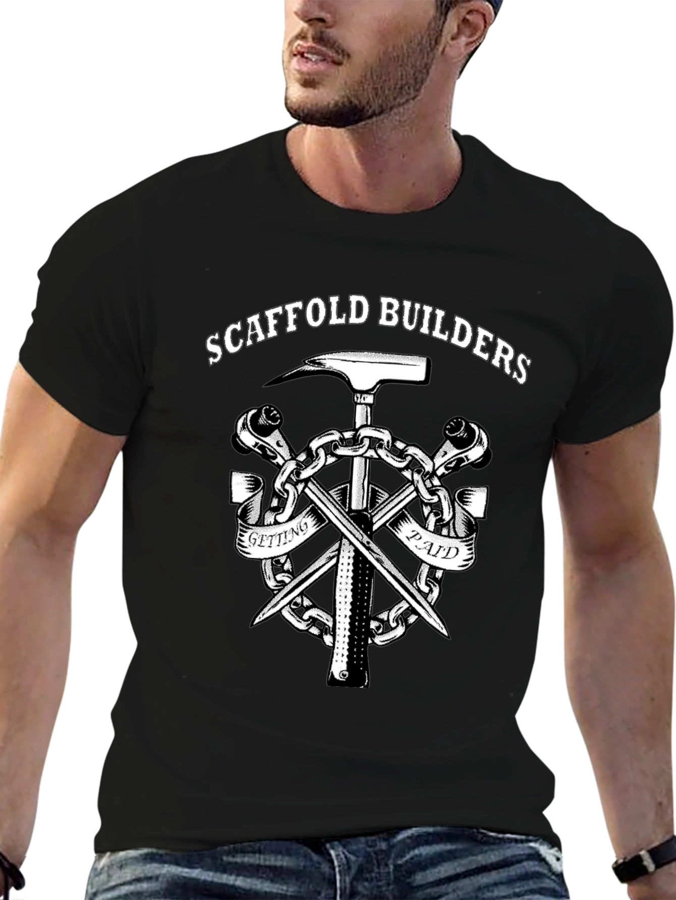 Scaffold Builders T-Shirt - Getting Paid Workwear