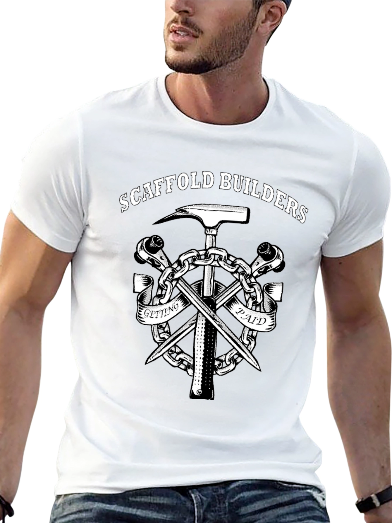 Scaffold Builders T-Shirt - Getting Paid Workwear