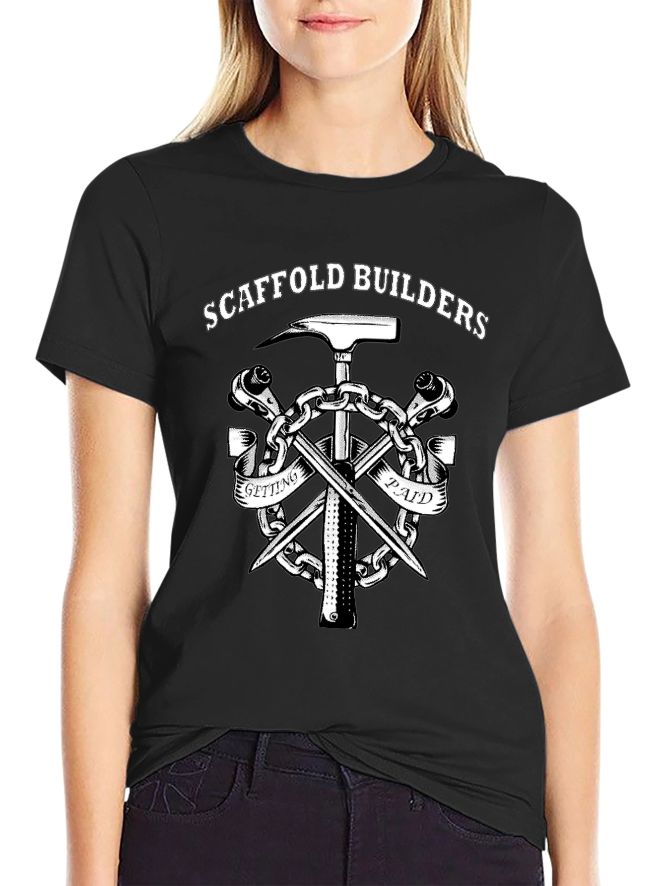 Scaffold Builders T-Shirt - Getting Paid Workwear