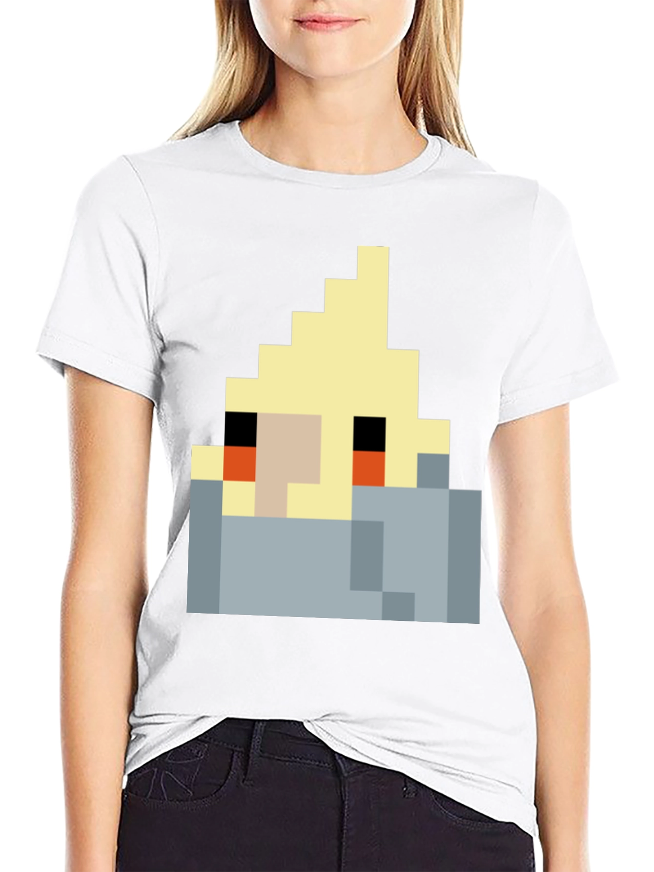 Pixel Cockatiel T-Shirt - Unique Graphic Tee