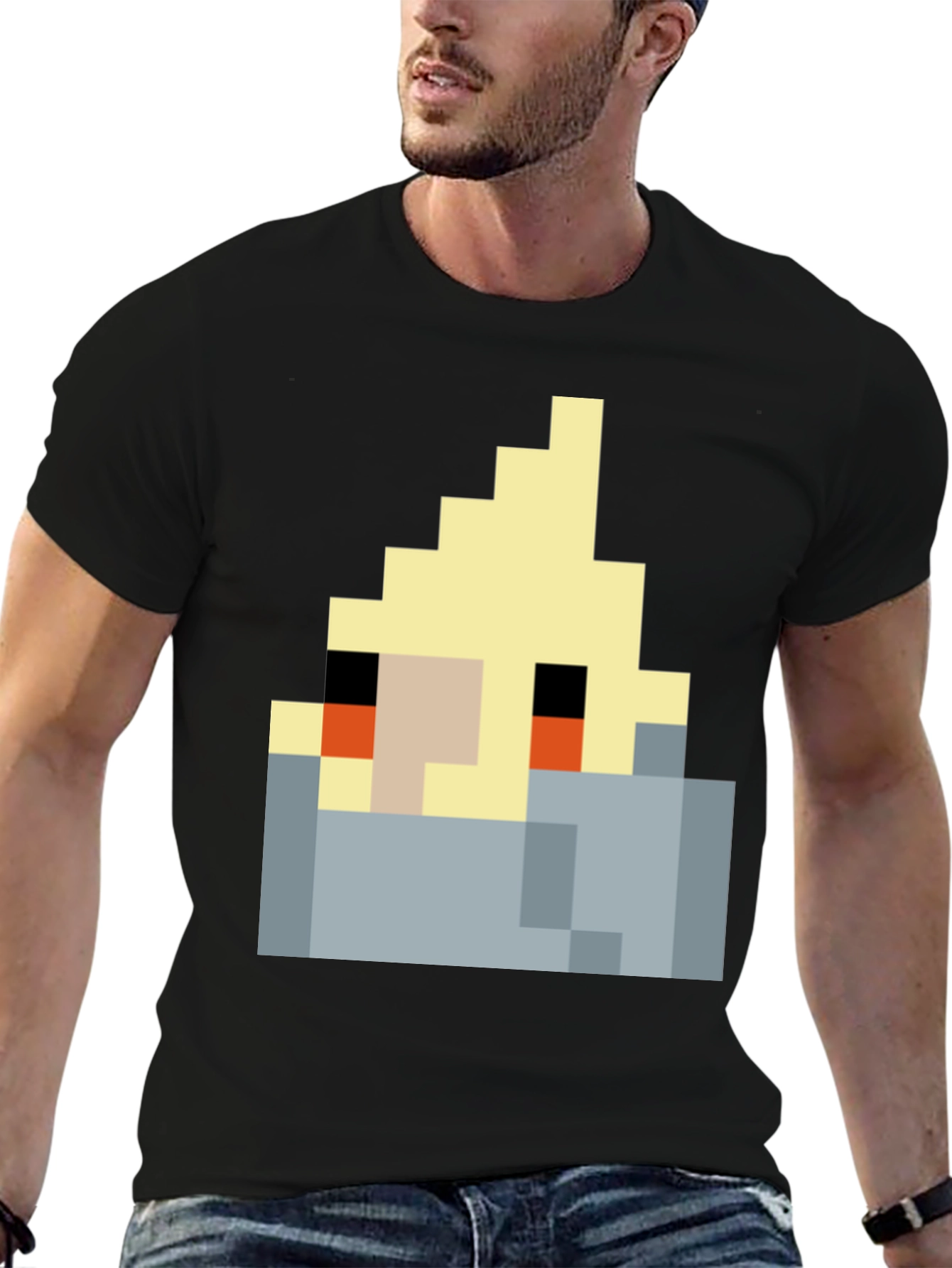 Pixel Cockatiel T-Shirt - Unique Graphic Tee