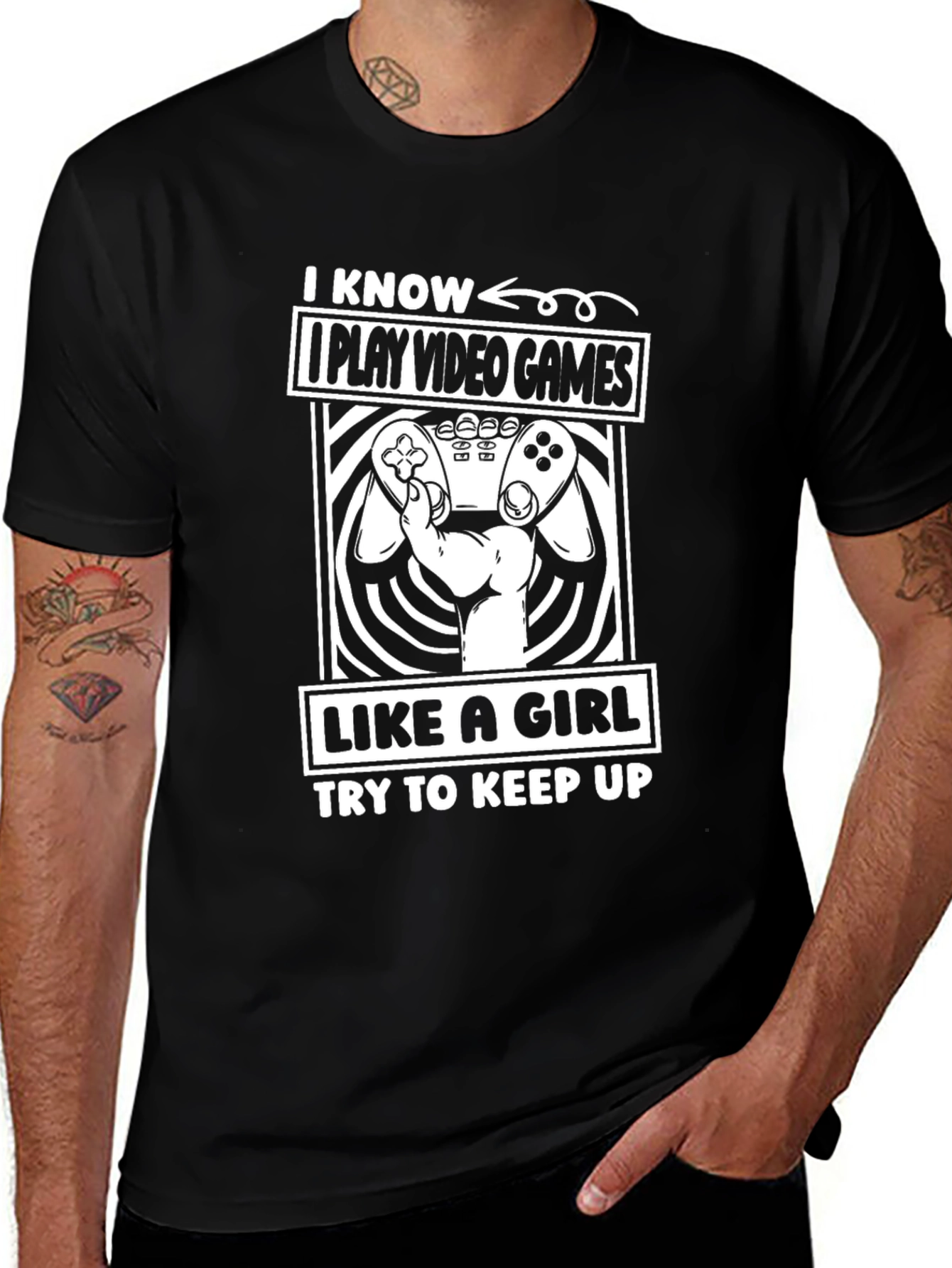 I Play Video Games Like A Girl T-Shirt