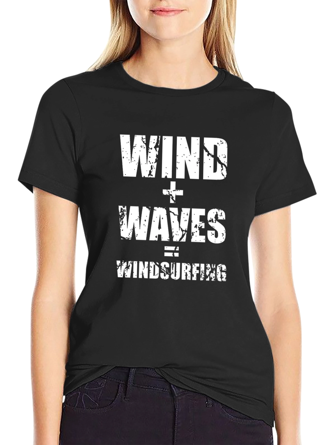 Wind and Waves Windsurfing Graphic T-Shirt