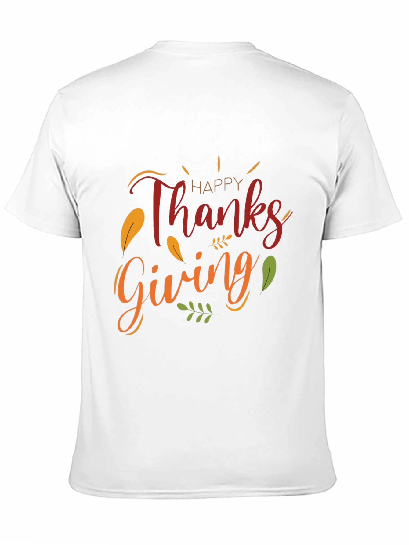 Thanksgiving Graphic Tee - Mens Black T-Shirt
