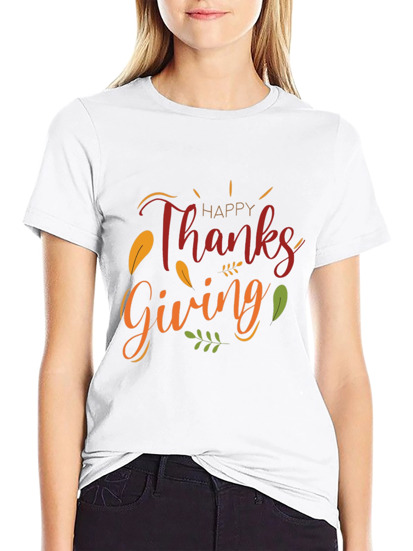 Thanksgiving Graphic Tee - Mens Black T-Shirt