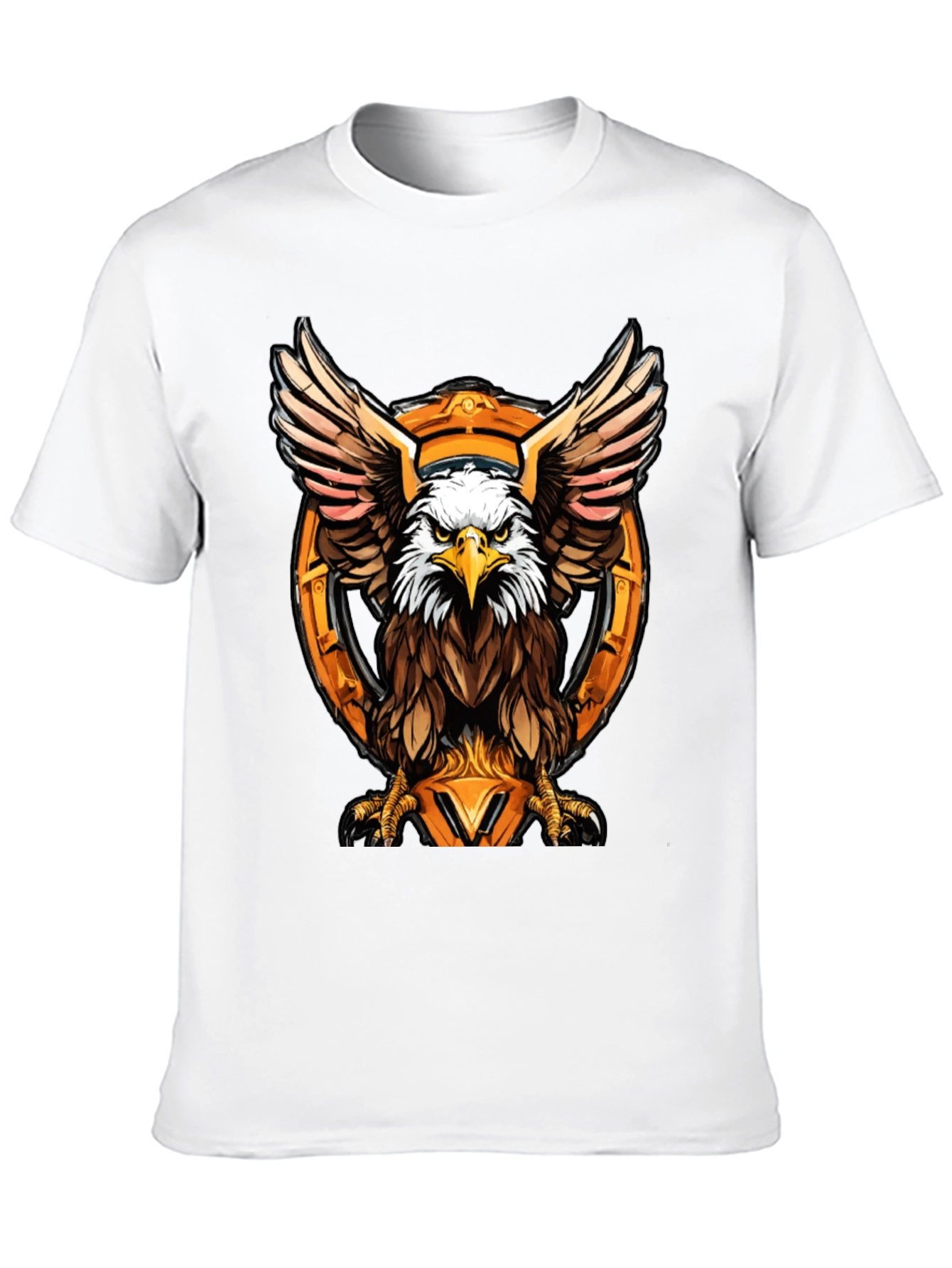 Eagle Graphic Tee - Bold Bird of Prey Design
