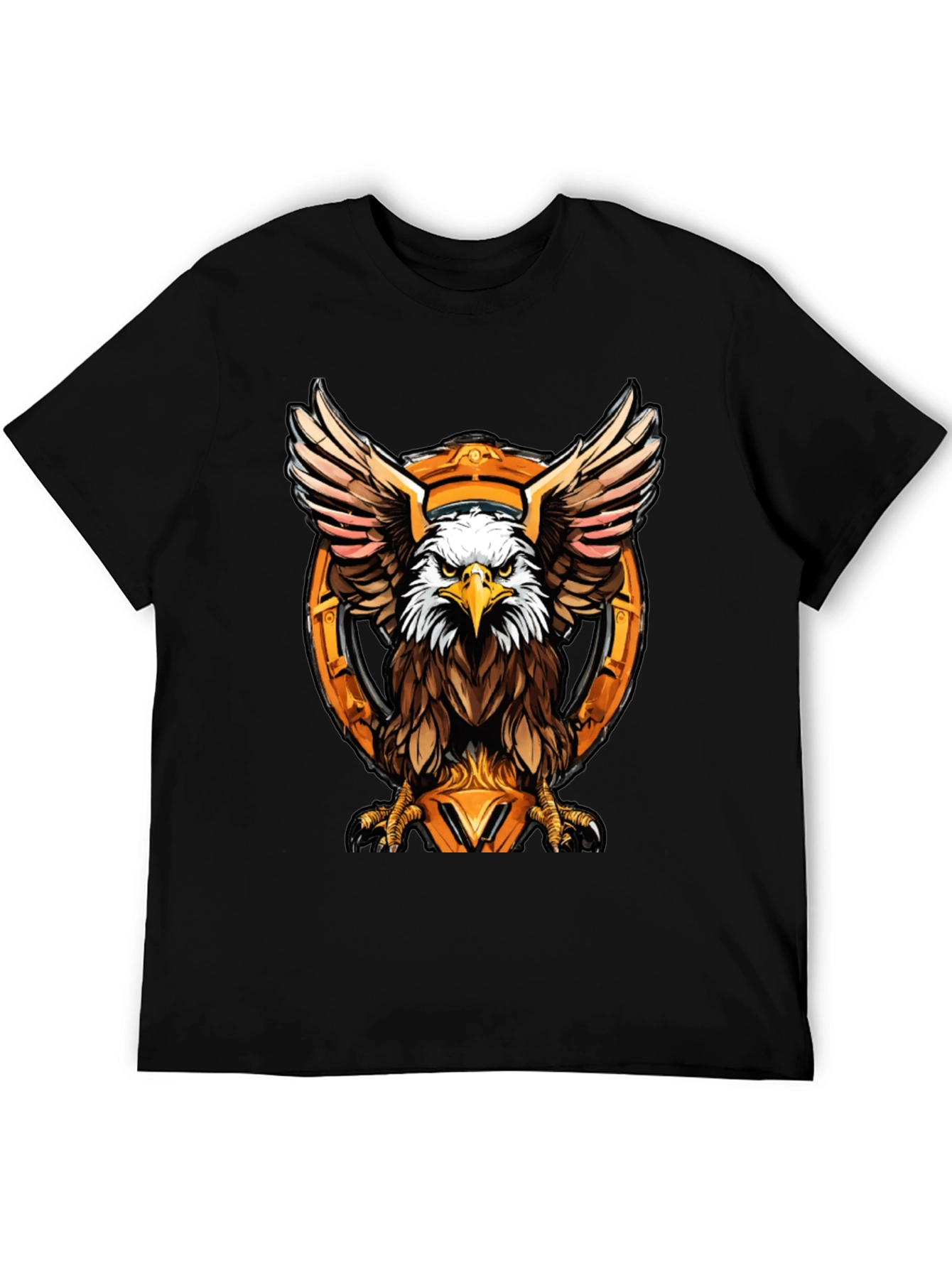 Eagle Graphic Tee - Bold Bird of Prey Design