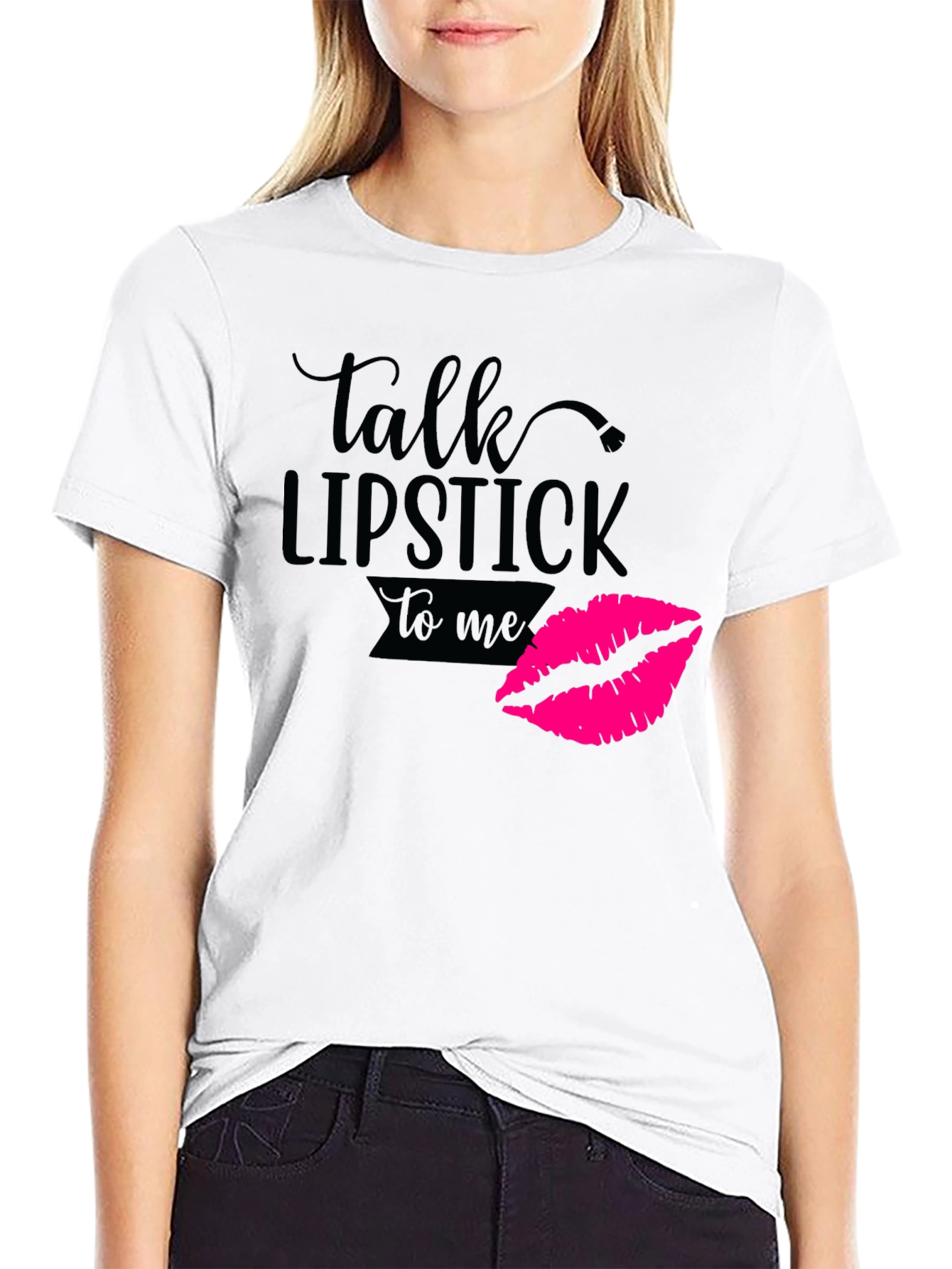 Talk Lipstick to Me Graphic Tee
