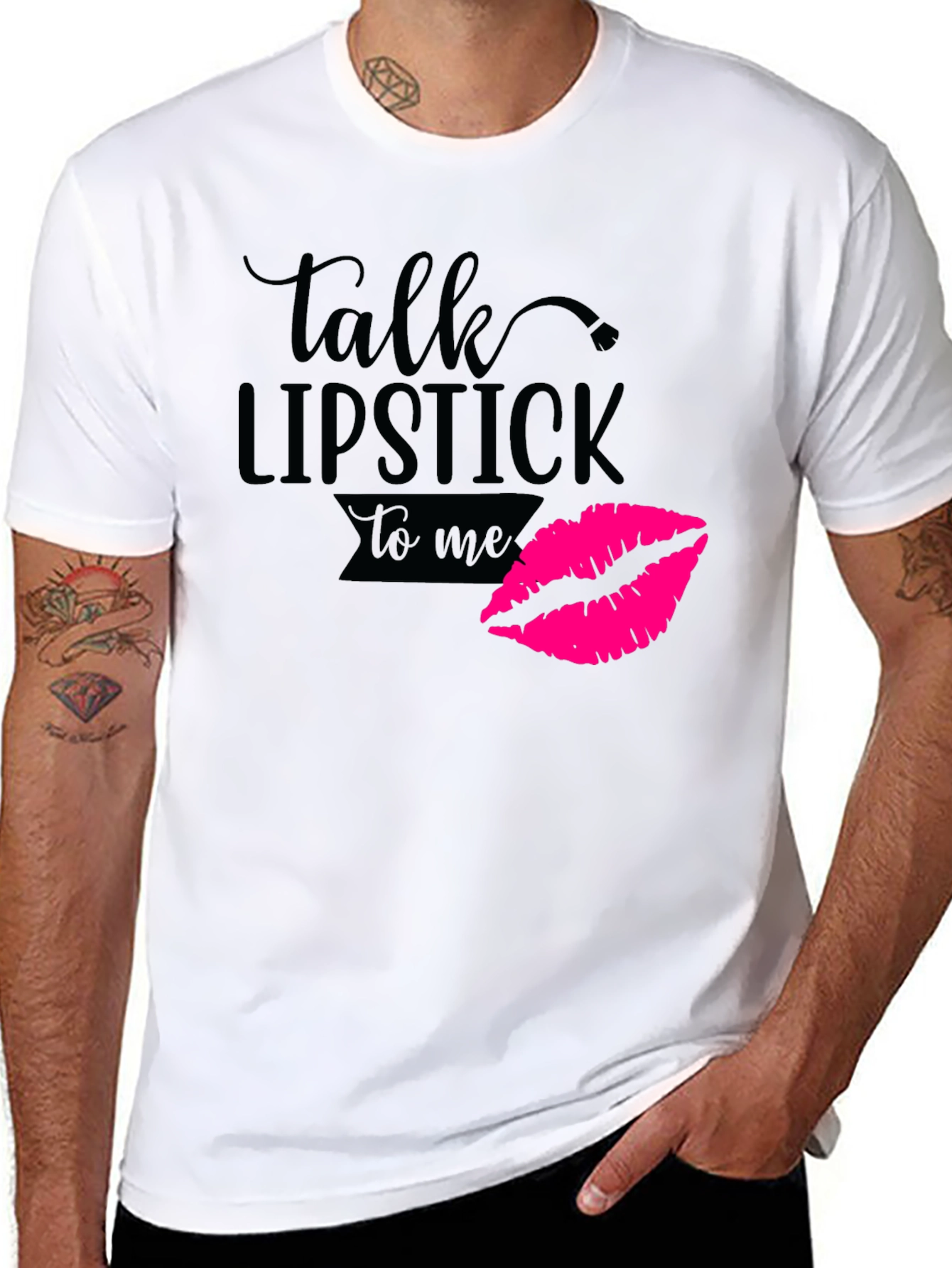 Talk Lipstick to Me Graphic Tee