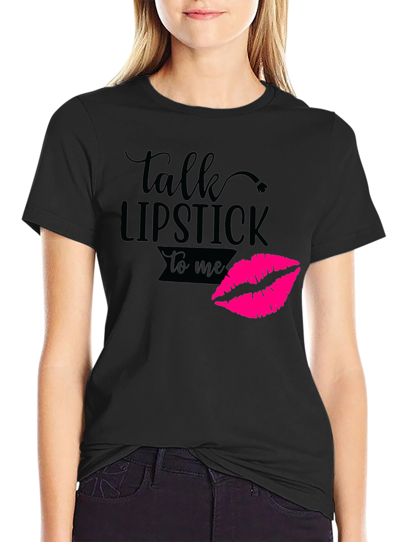 Talk Lipstick to Me Graphic Tee