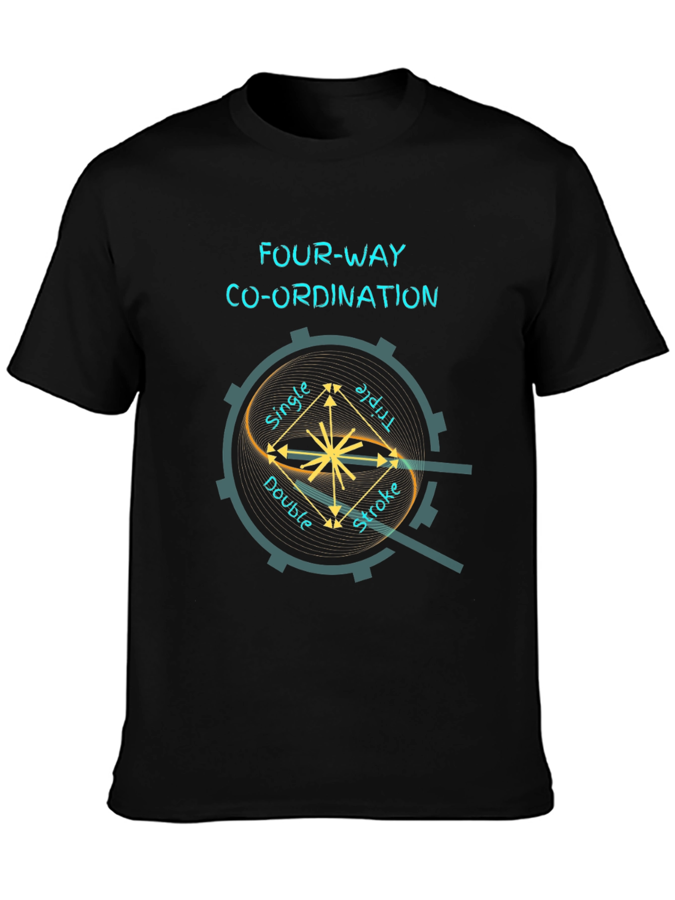 Four-Way Coordination Graphic Tee